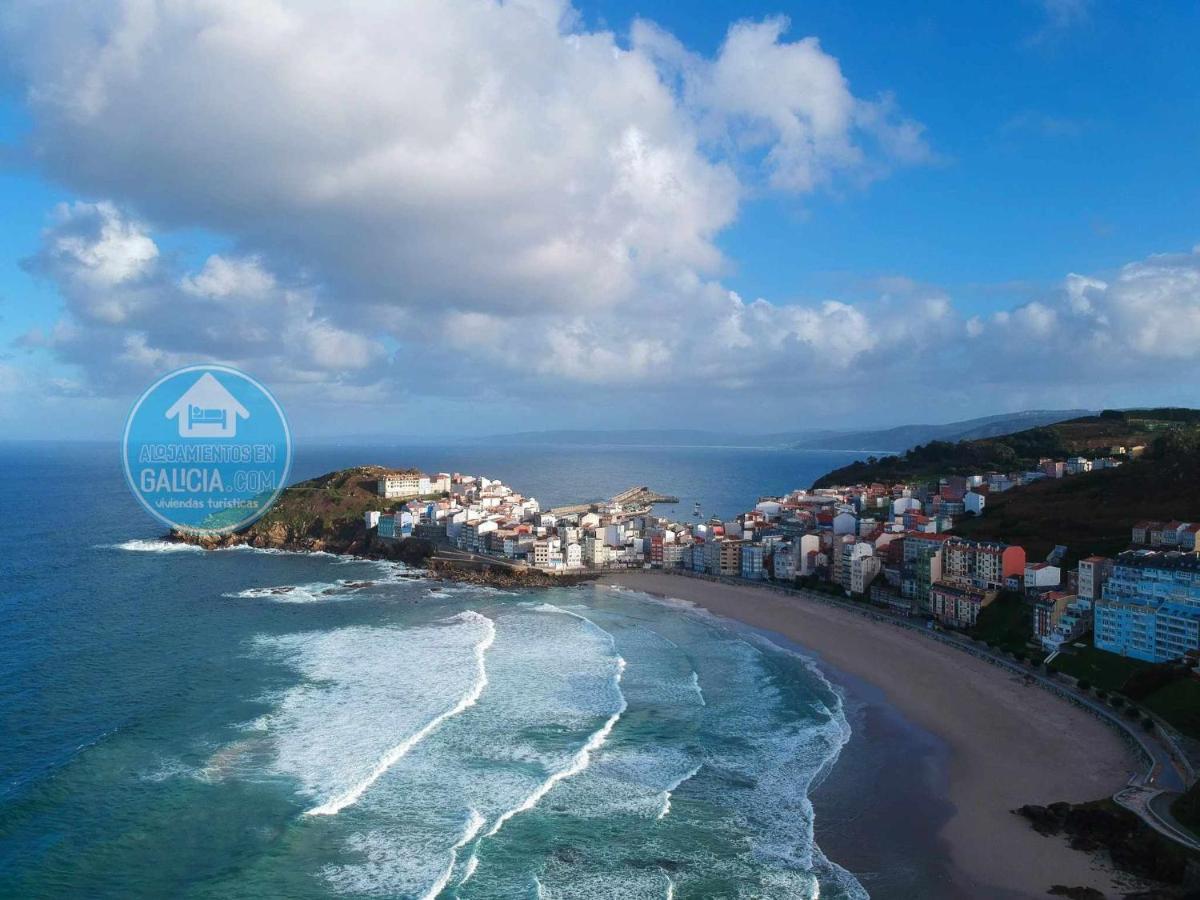 Ag Miramar Malpica X4 Vistas Playa Costa Da Morte Malpica de Bergantiños Exterior foto