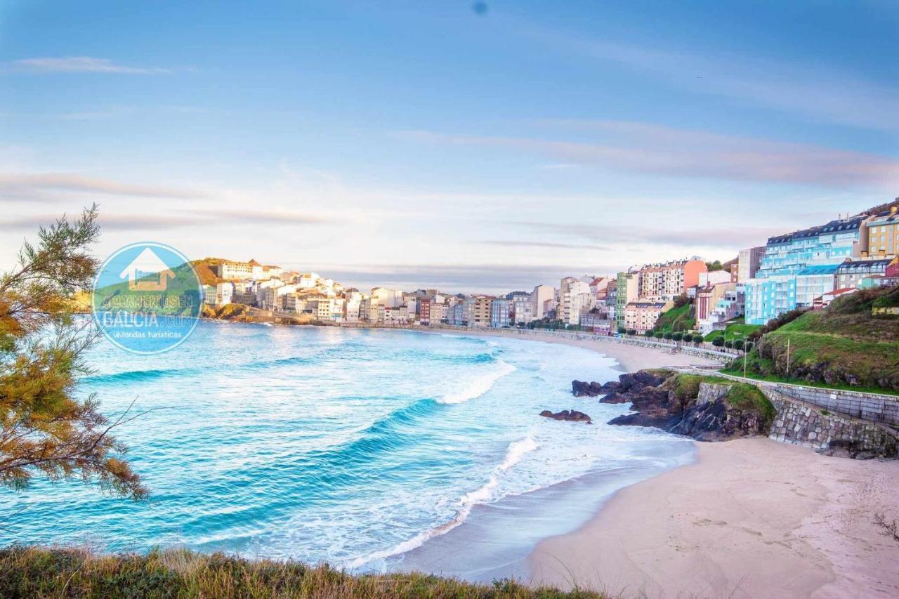 Ag Miramar Malpica X4 Vistas Playa Costa Da Morte Malpica de Bergantiños Exterior foto